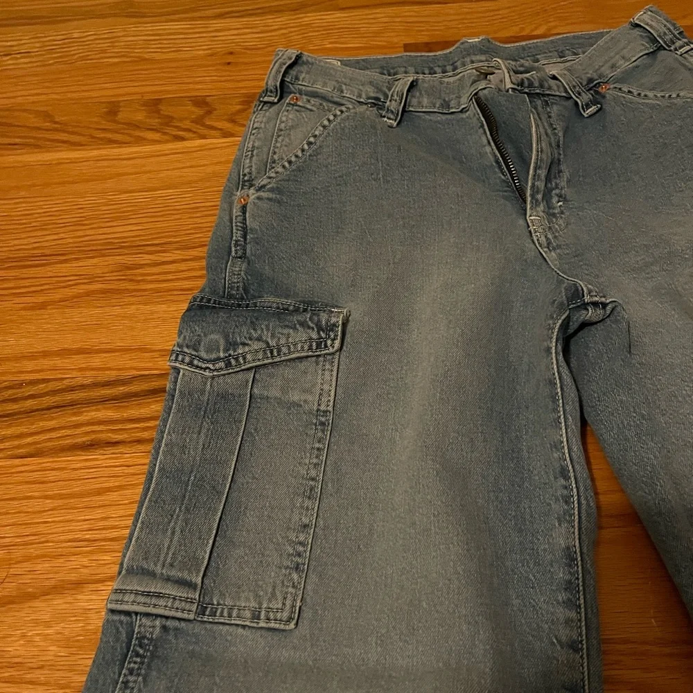 GAP 90’s Loose cargo jeans NWOT sz 25 - Picture 5 of 7